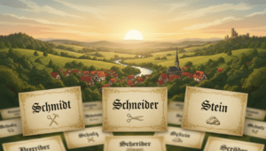 Deutsche Nachnamen mit S