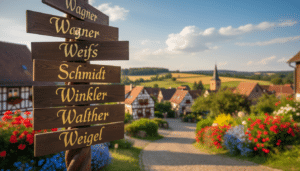 Deutsche Nachnamen mit W